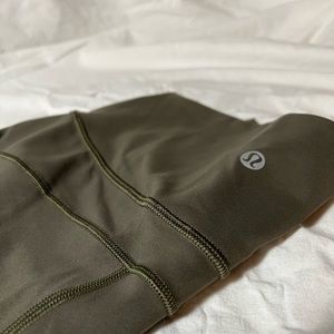 Sage green in-movement tights